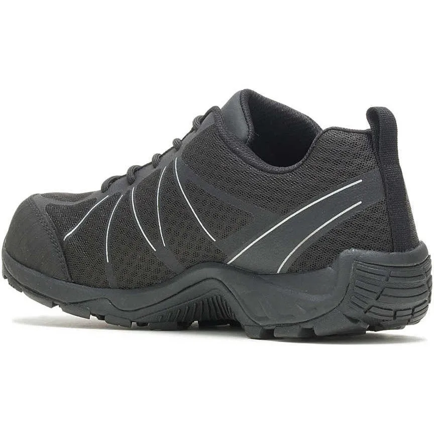 Wolverine Men's Amherst II Carbonmax Comp Toe Work Shoe- Black- W201147