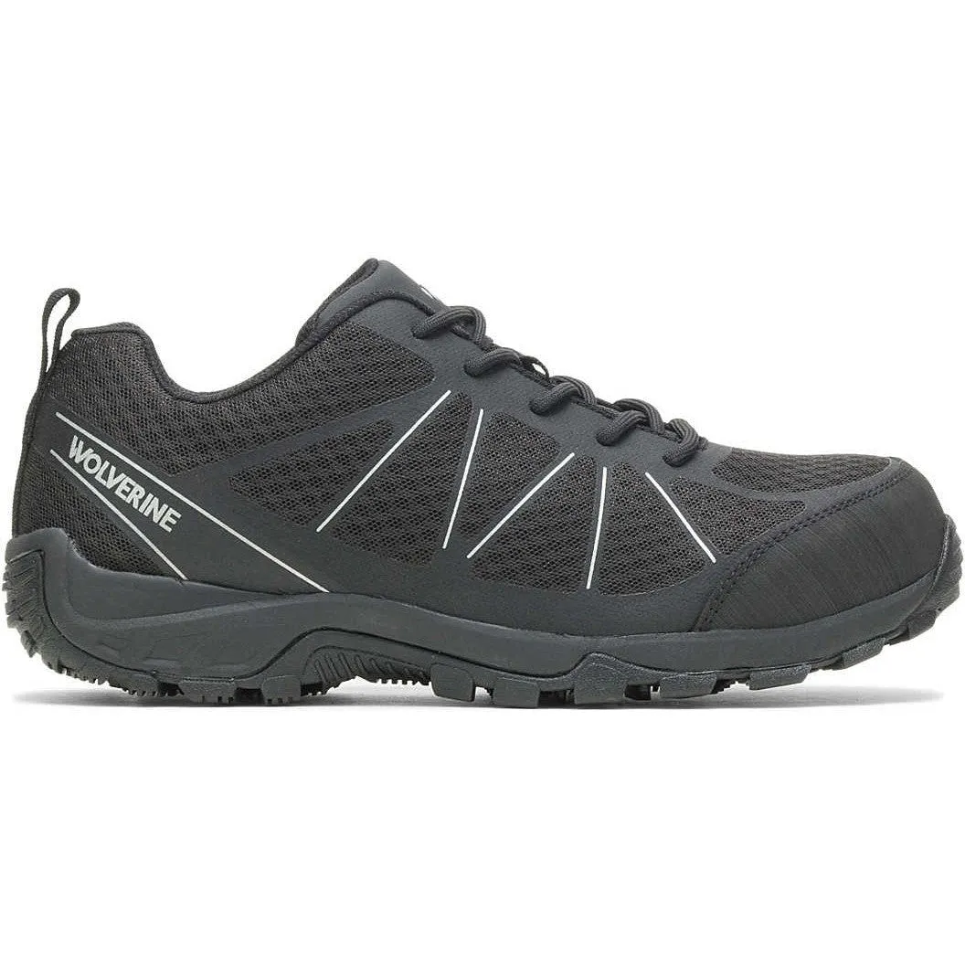 Wolverine Men's Amherst II Carbonmax Comp Toe Work Shoe- Black- W201147