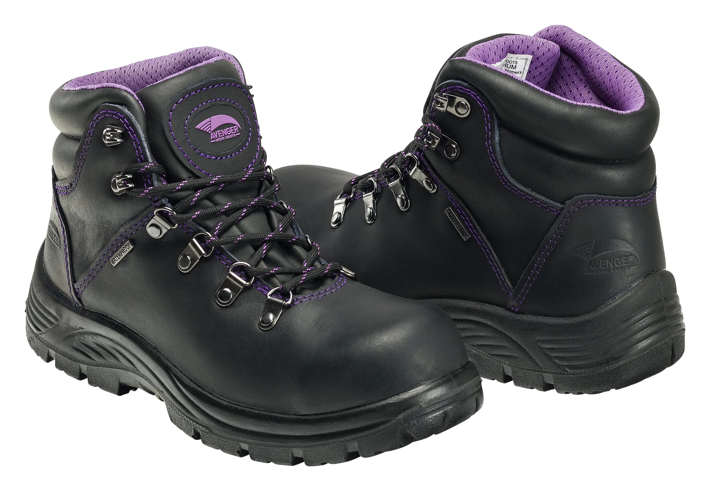 Women's Framer Black Steel Toe EH WP 6" Work Boot